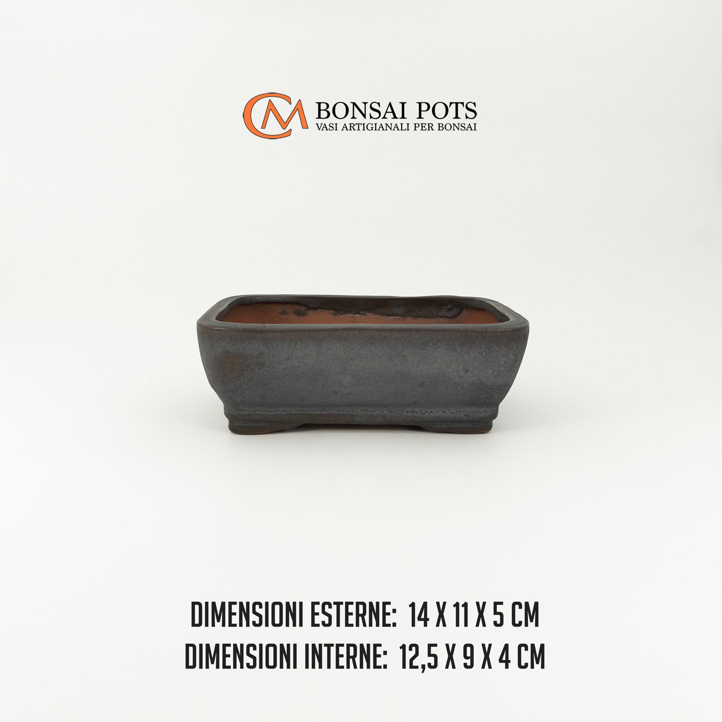 Vaso bonsai rettangolare 14 CM