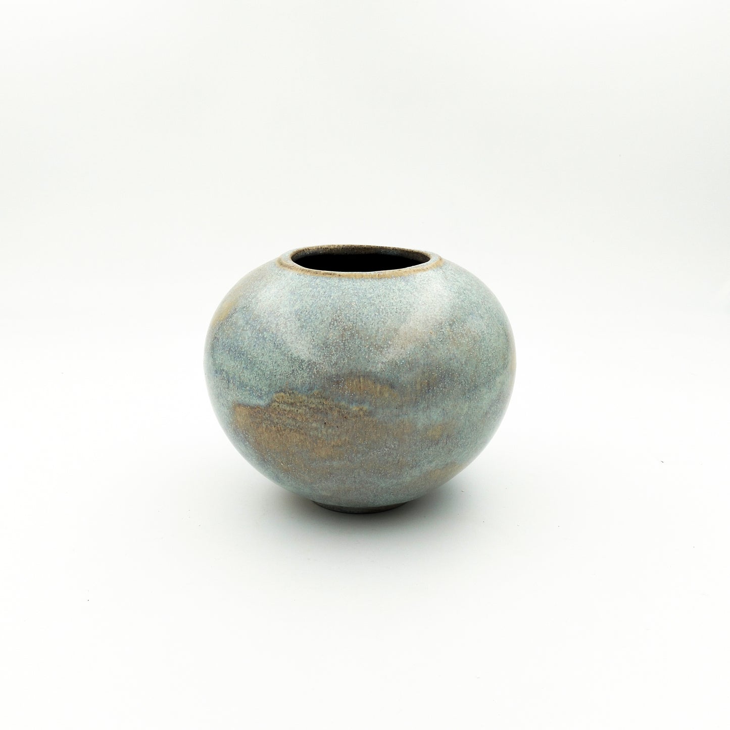 VASO DESIGN MODERNO DA ARREDO IN CERAMICA ARTISTICA H 13 CM