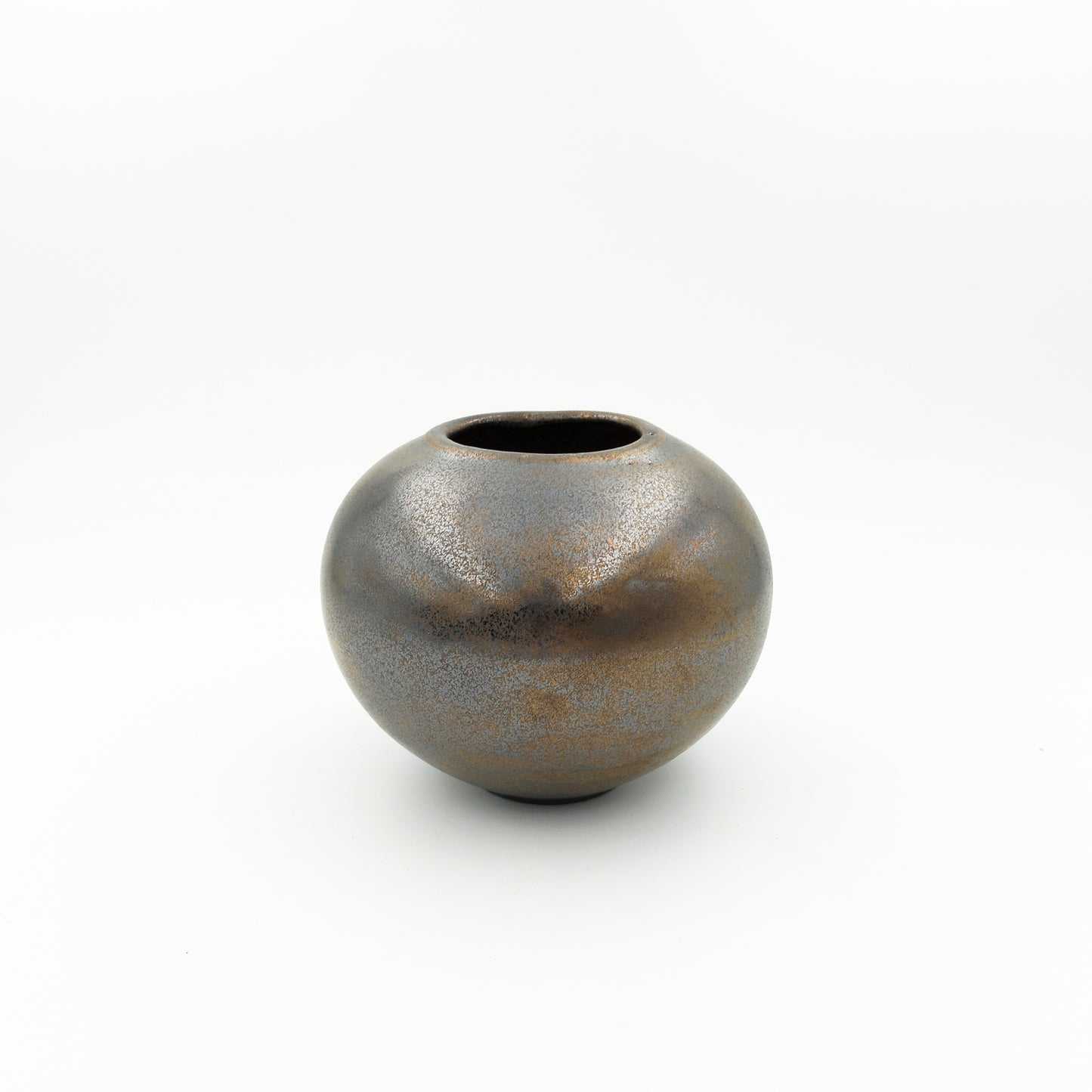 VASO DESIGN MODERNO DA ARREDO IN CERAMICA ARTISTICA H 13 CM