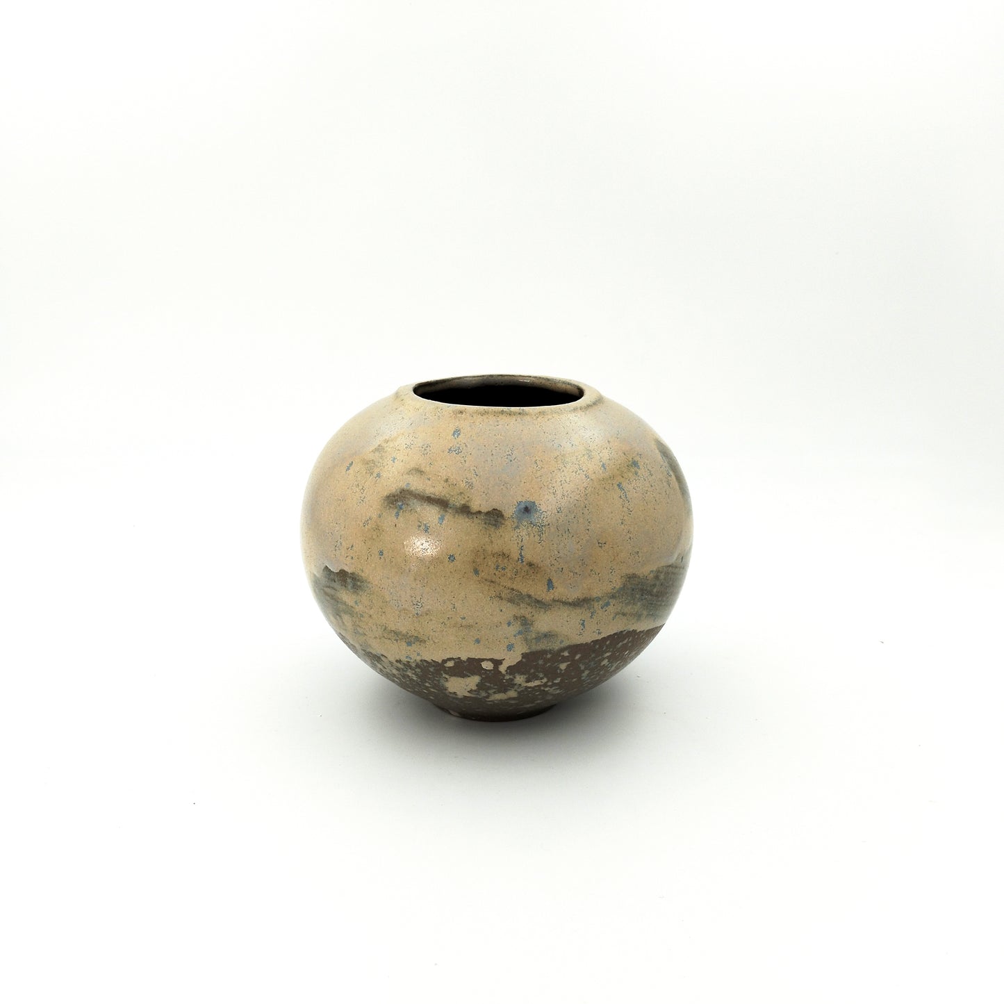 VASO DESIGN MODERNO DA ARREDO IN CERAMICA ARTISTICA H 13 CM