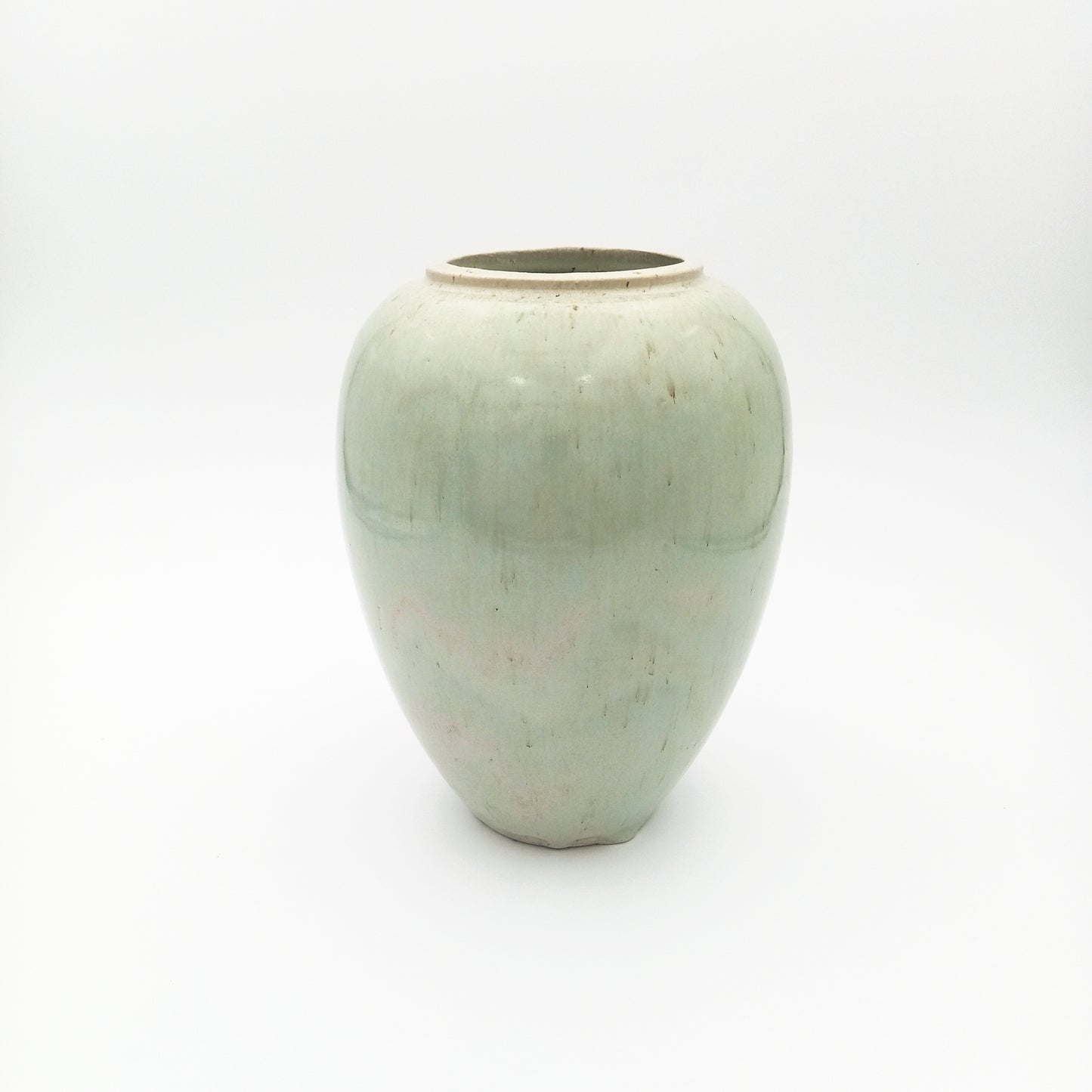 VASO DESIGN MODERNO DA ARREDO IN CERAMICA ARTISTICA H 23 CM