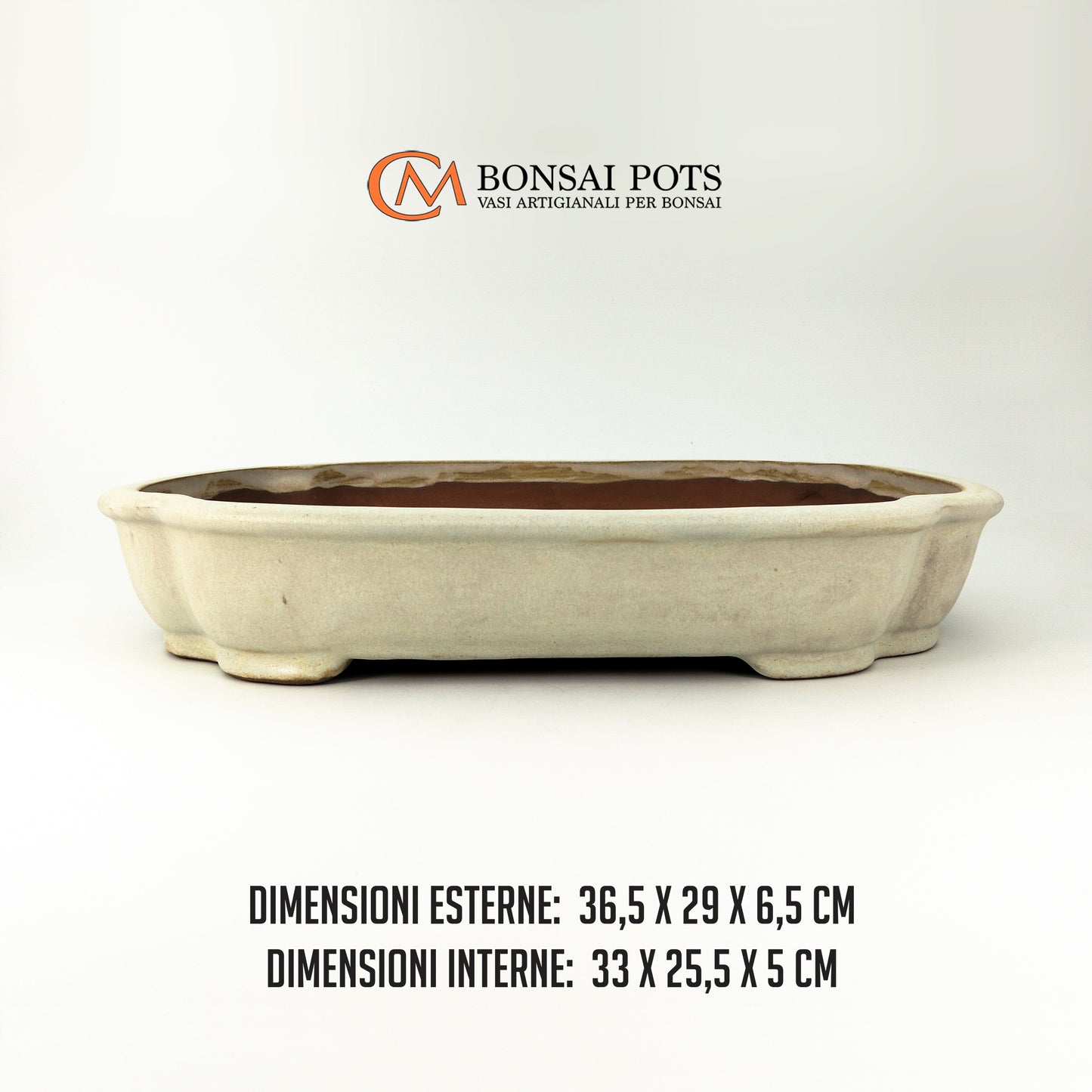 Vaso bonsai rettangolare Mokko 36 CM