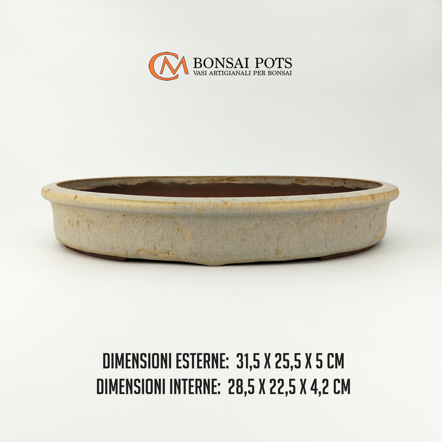 Vaso bonsai ovale da 31 CM