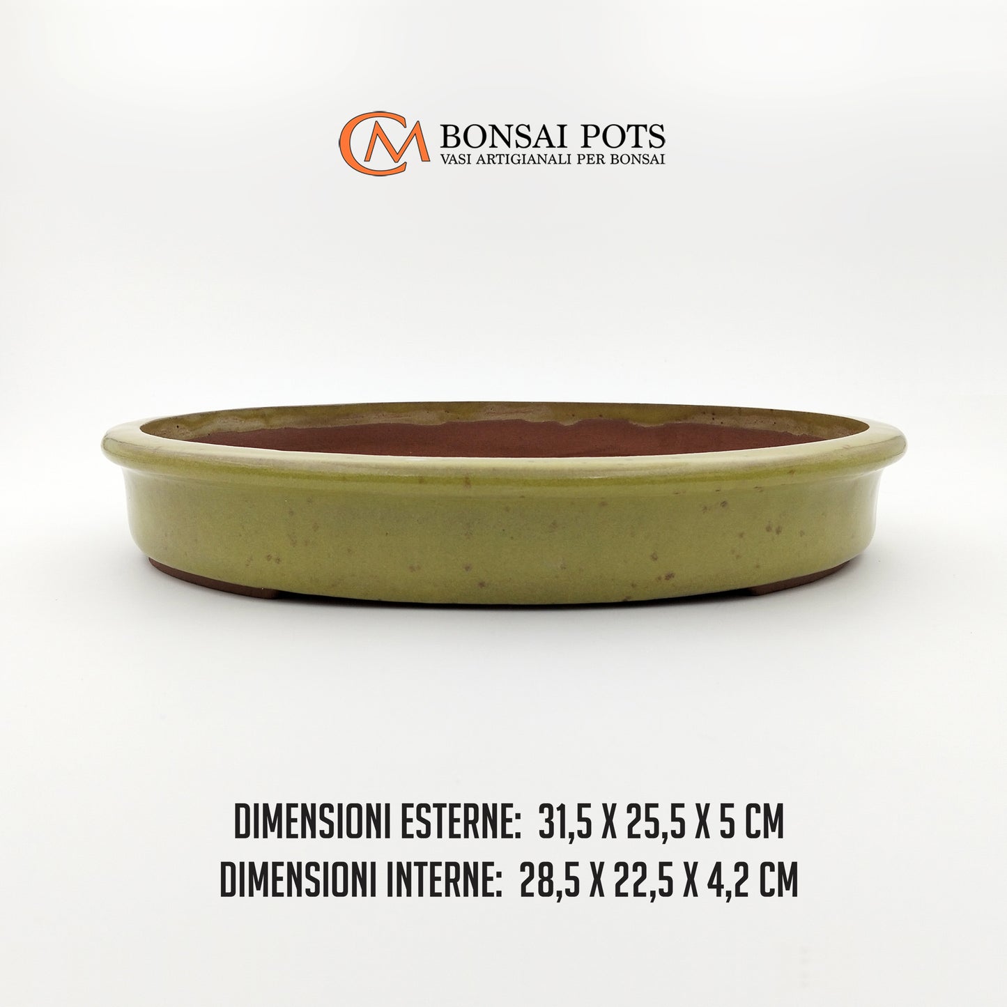 Vaso bonsai ovale da 31 CM