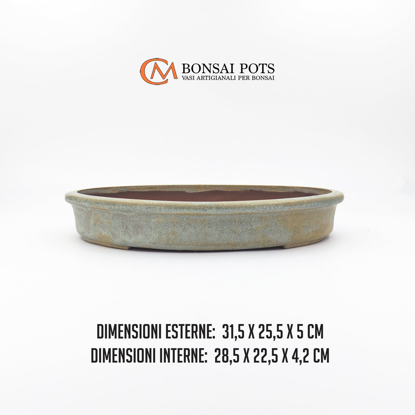 Vaso bonsai ovale da 31 CM