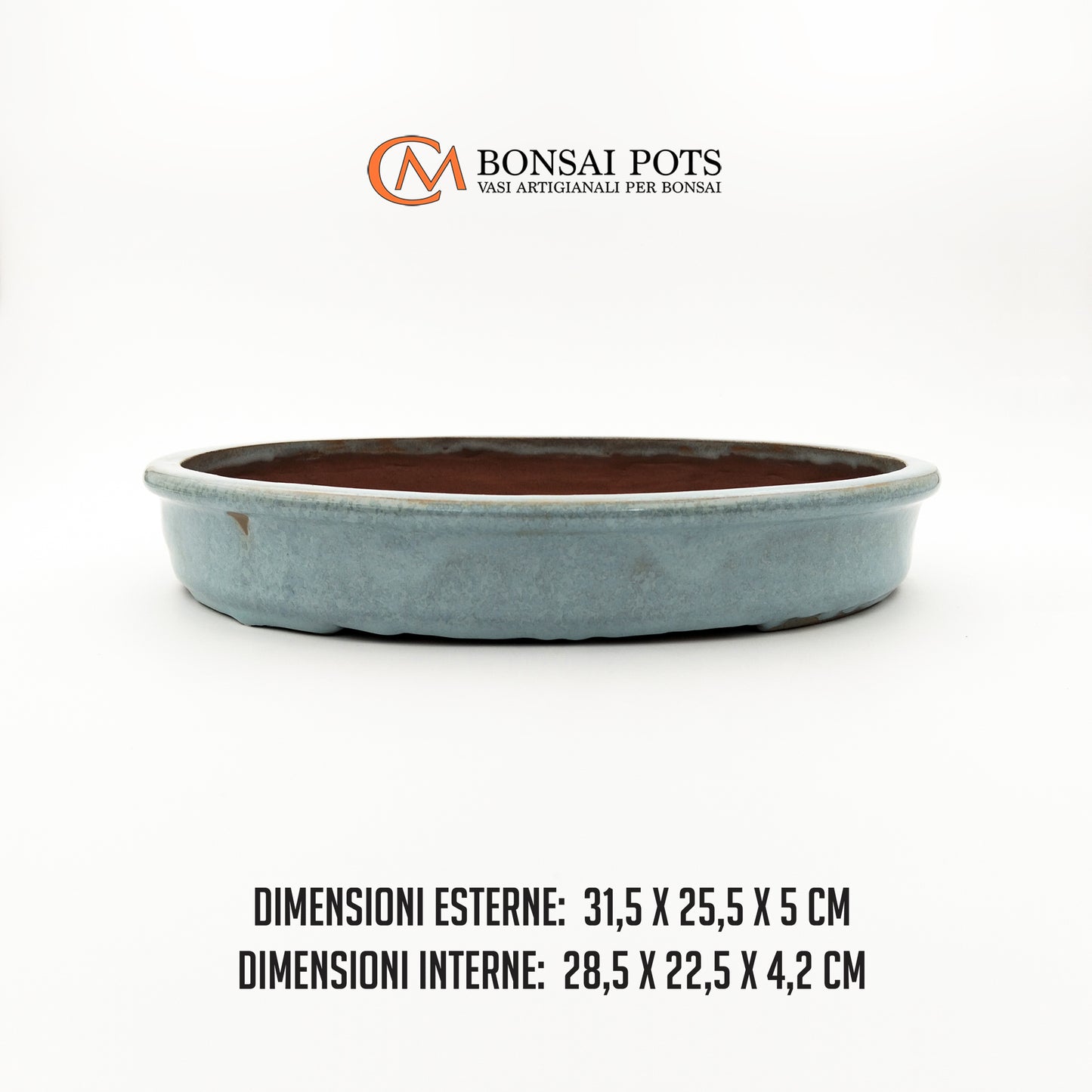 Vaso bonsai ovale da 31 CM