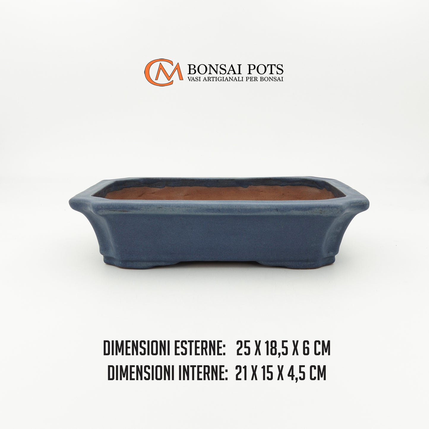 Vaso bonsai rettangolare da 25 CM