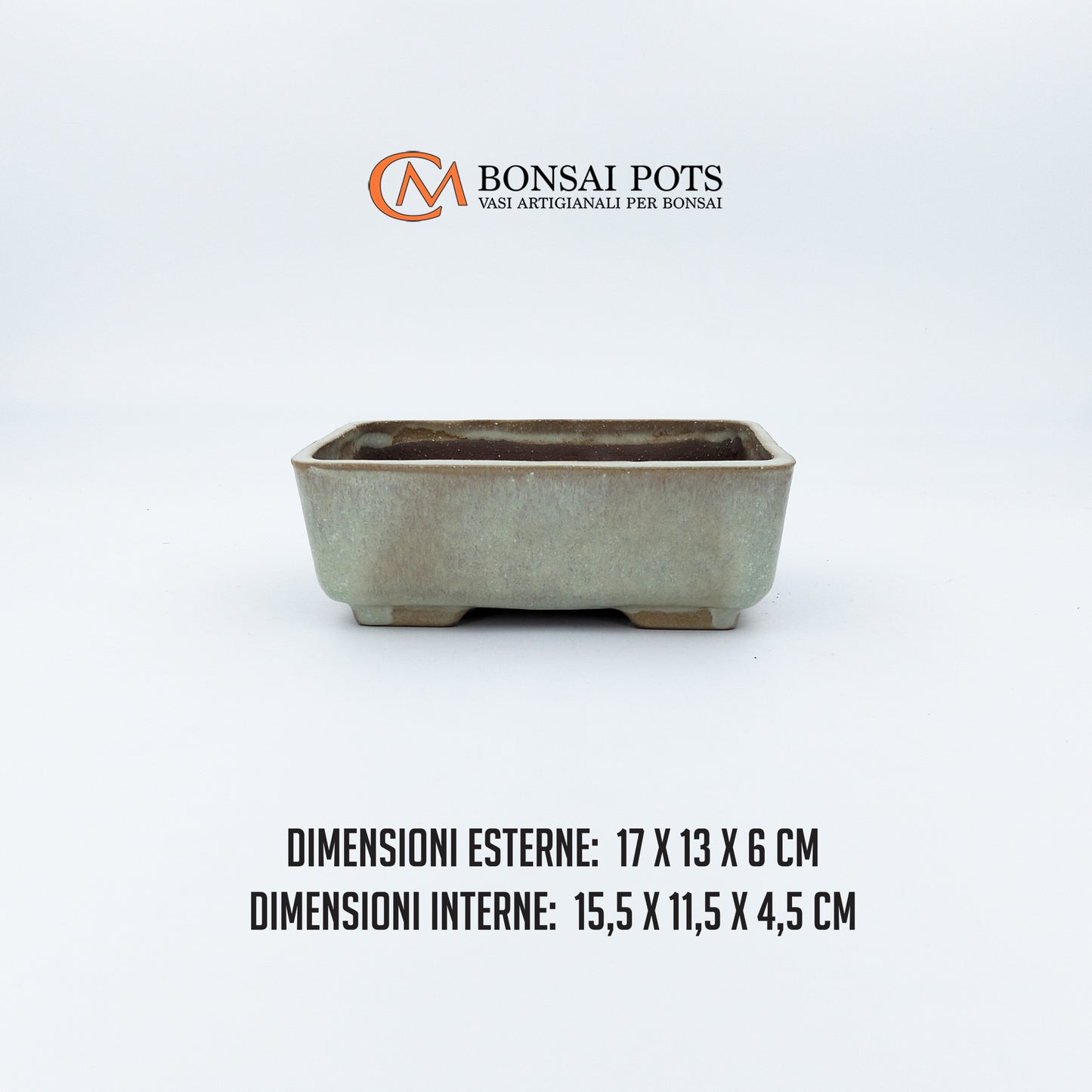 Vaso bonsai rettangolare 17 CM