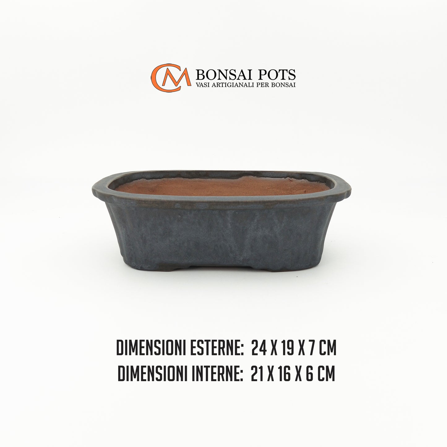 Vaso bonsai rettangolare 24 CM
