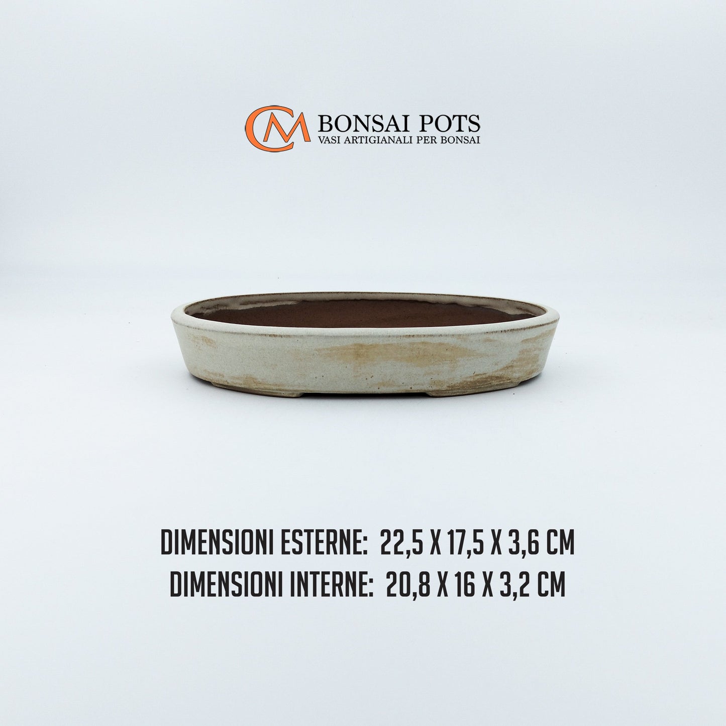 Vaso bonsai ovale 22 CM - CMBonsaiPots