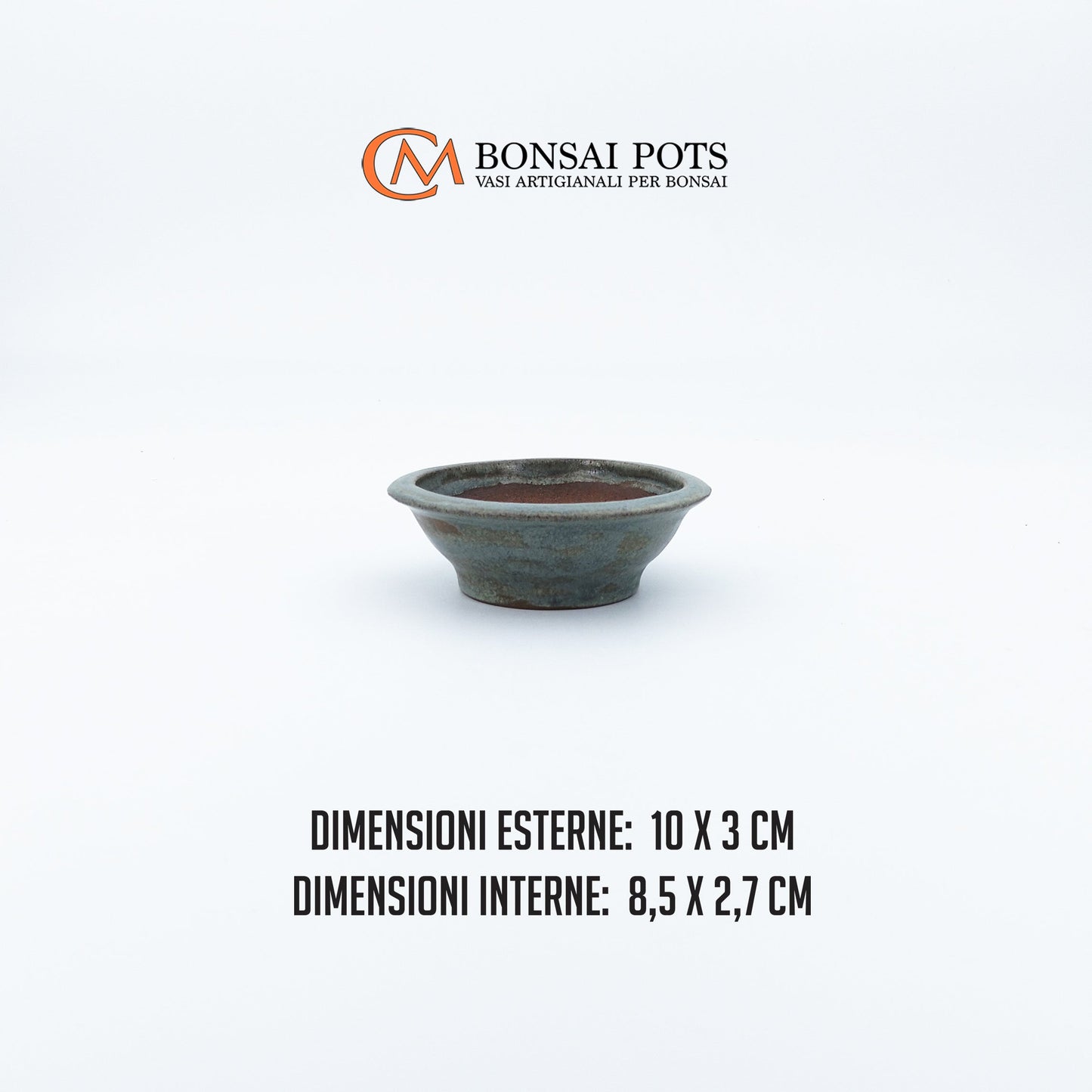 Vaso bonsai rotondo 10 CM - CMBonsaiPots