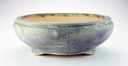 Vaso bonsai artigianale rotondo in gres da 30 CM - Handmade Bonsai Pot - CMBonsaiPots