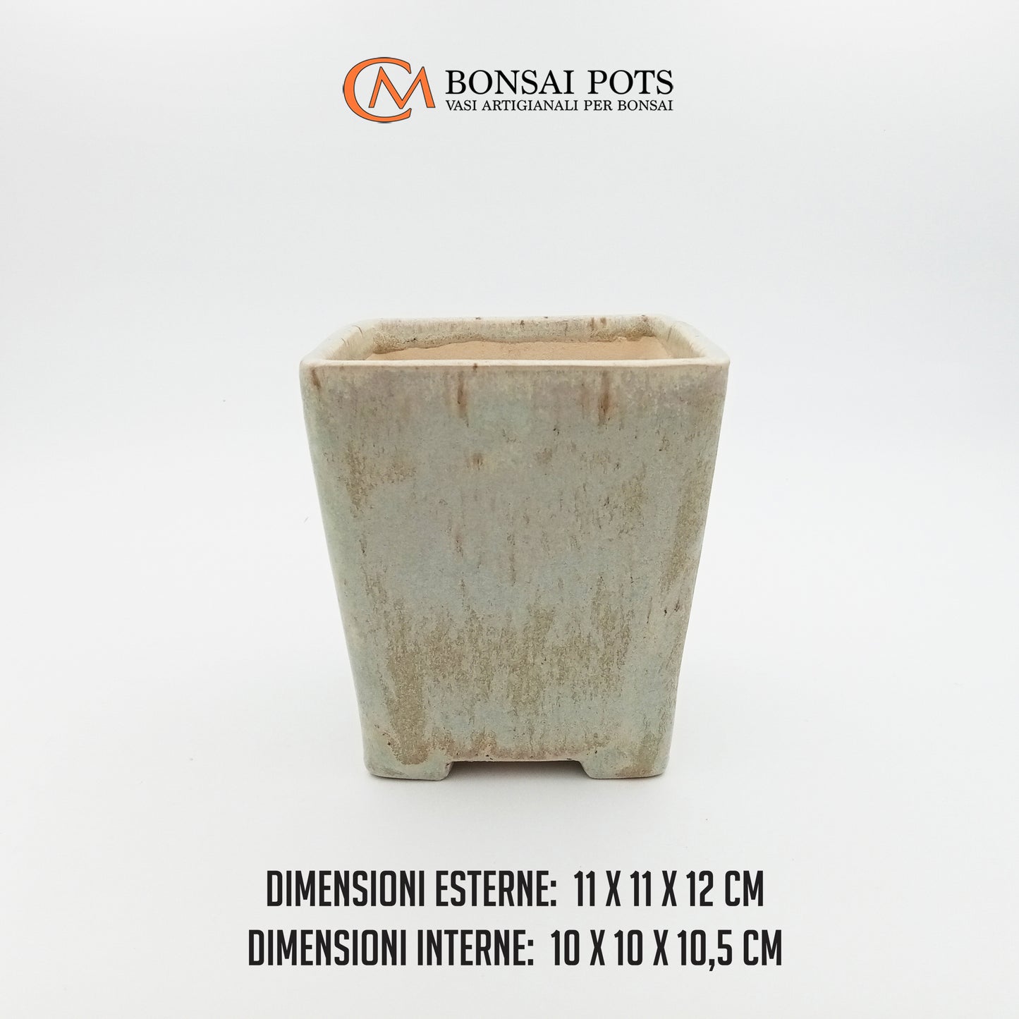 Vaso bonsai artigianale cascata 11 CM - CMBonsaiPots