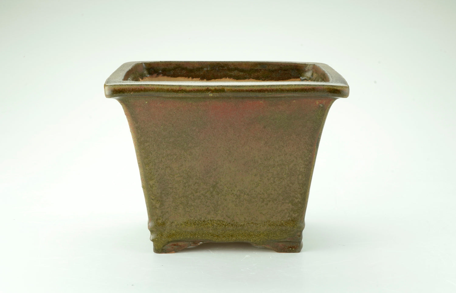 Vaso bonsai artigianale a cascata in gres 17 CM - Handmade Bonsai Pot - CMBonsaiPots