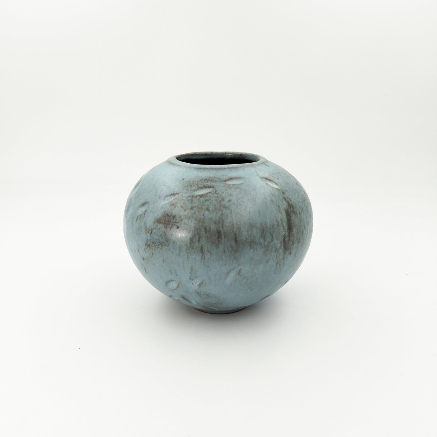 VASO DESIGN MODERNO DA ARREDO IN CERAMICA ARTISTICA H 13 CM