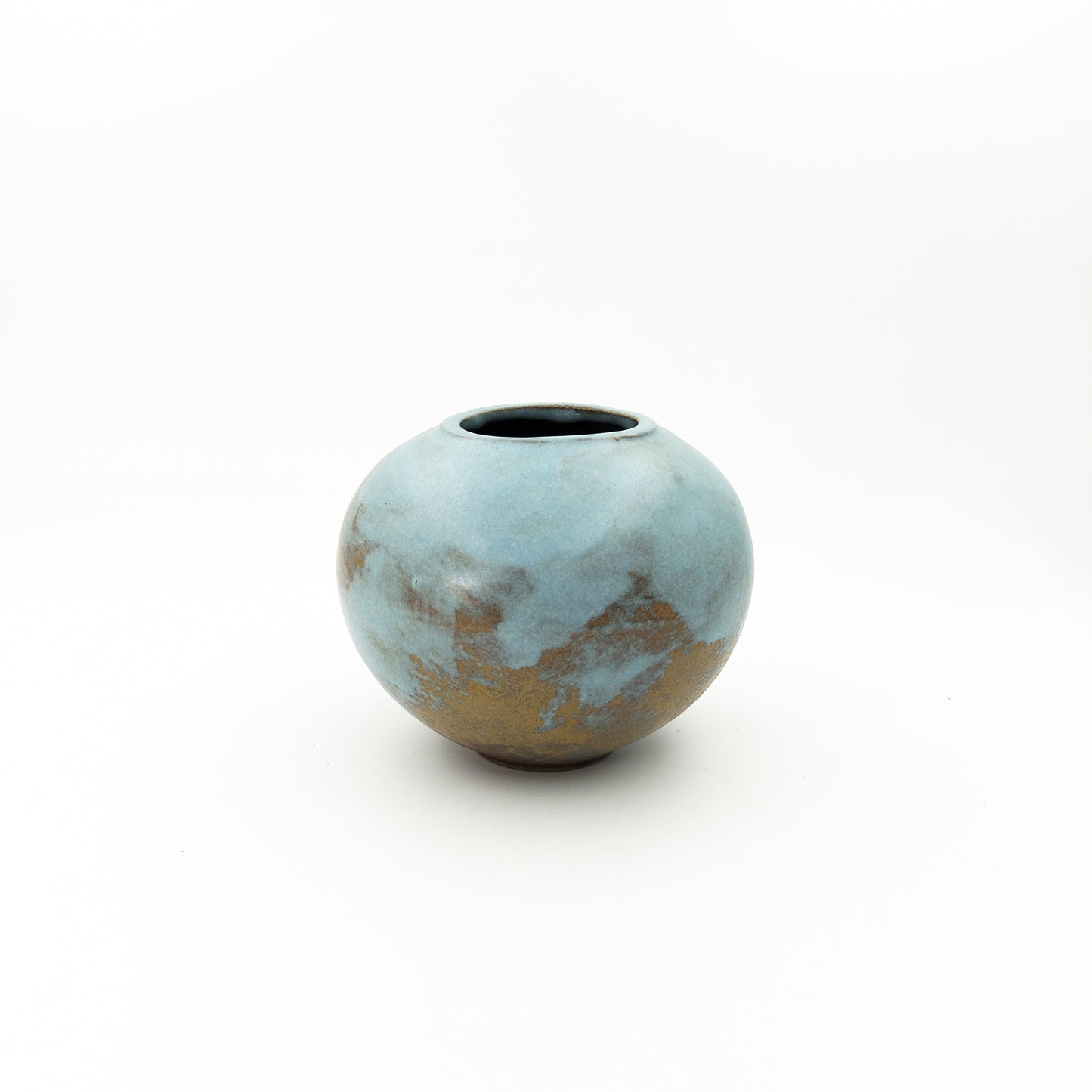 VASO DESIGN MODERNO DA ARREDO IN CERAMICA ARTISTICA H 13 CM