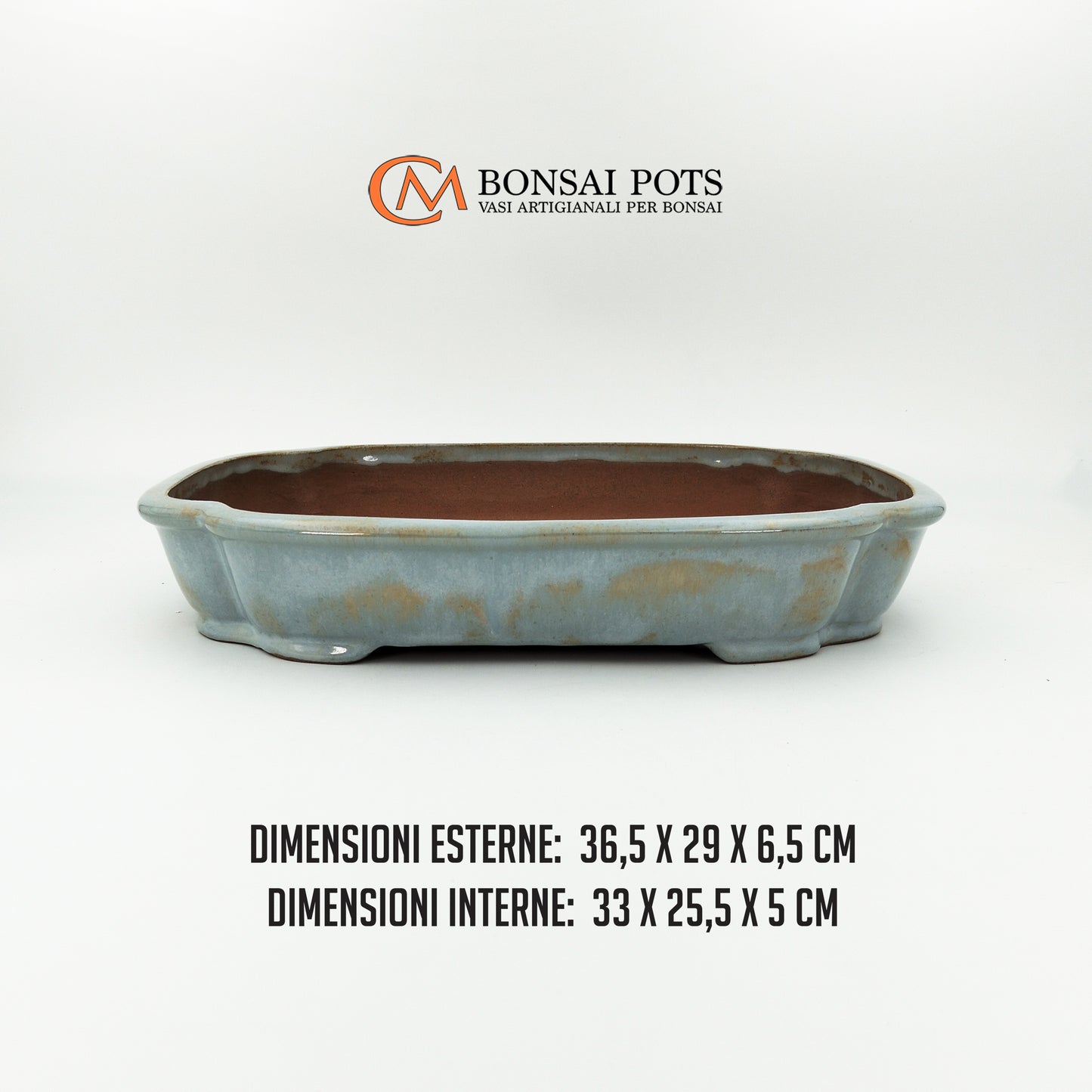 Vaso bonsai rettangolare Mokko 36 CM