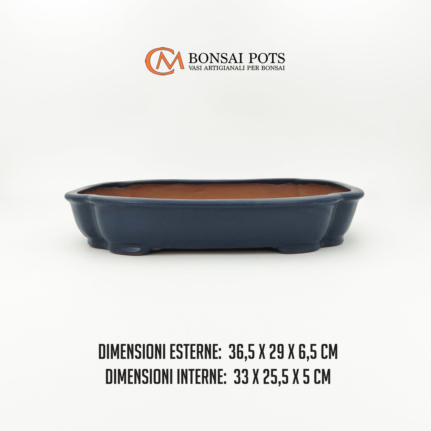 Vaso bonsai rettangolare Mokko 36 CM