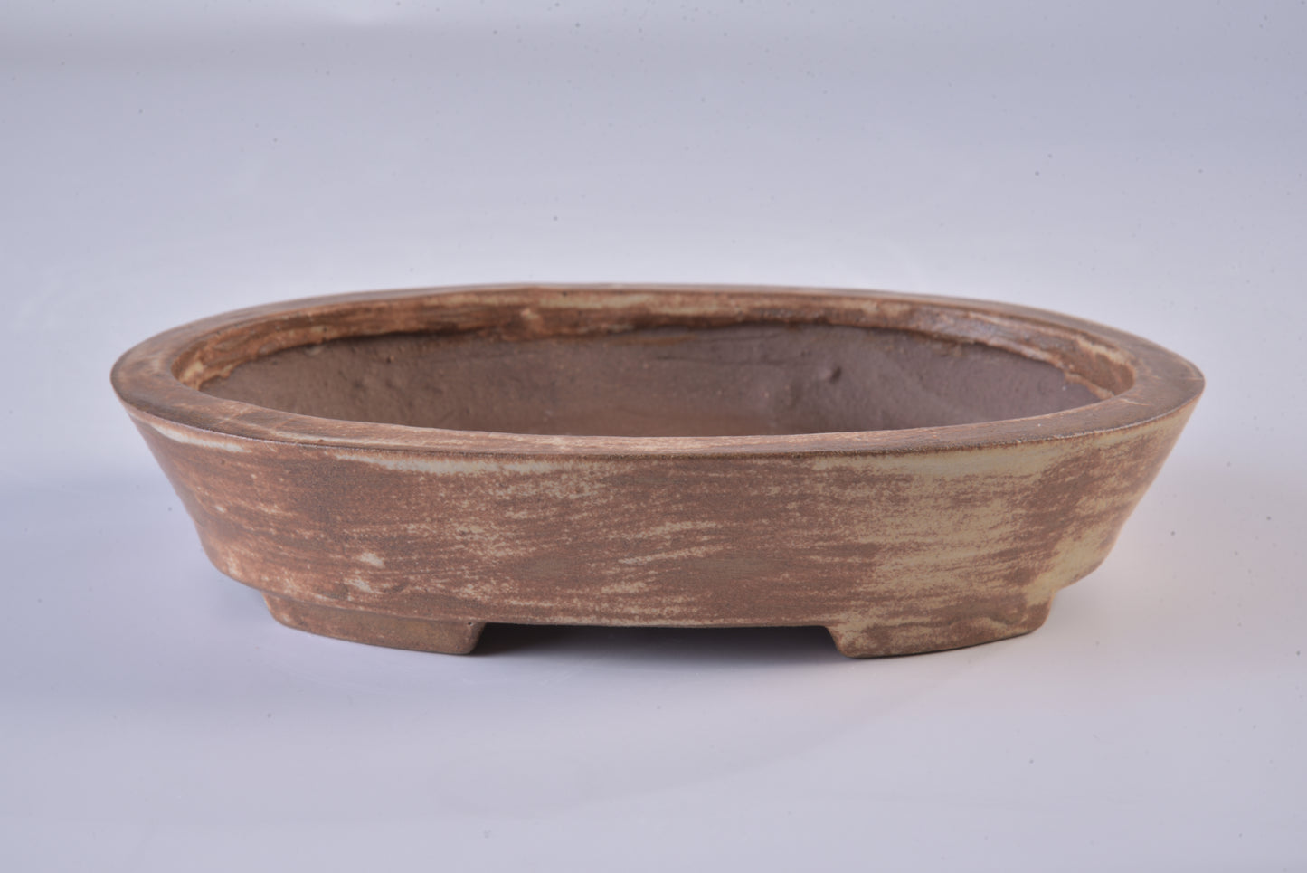 Vaso bonsai artigianale ovale in gres 16 CM - Handmade Bonsai Pot - CMBonsaiPots