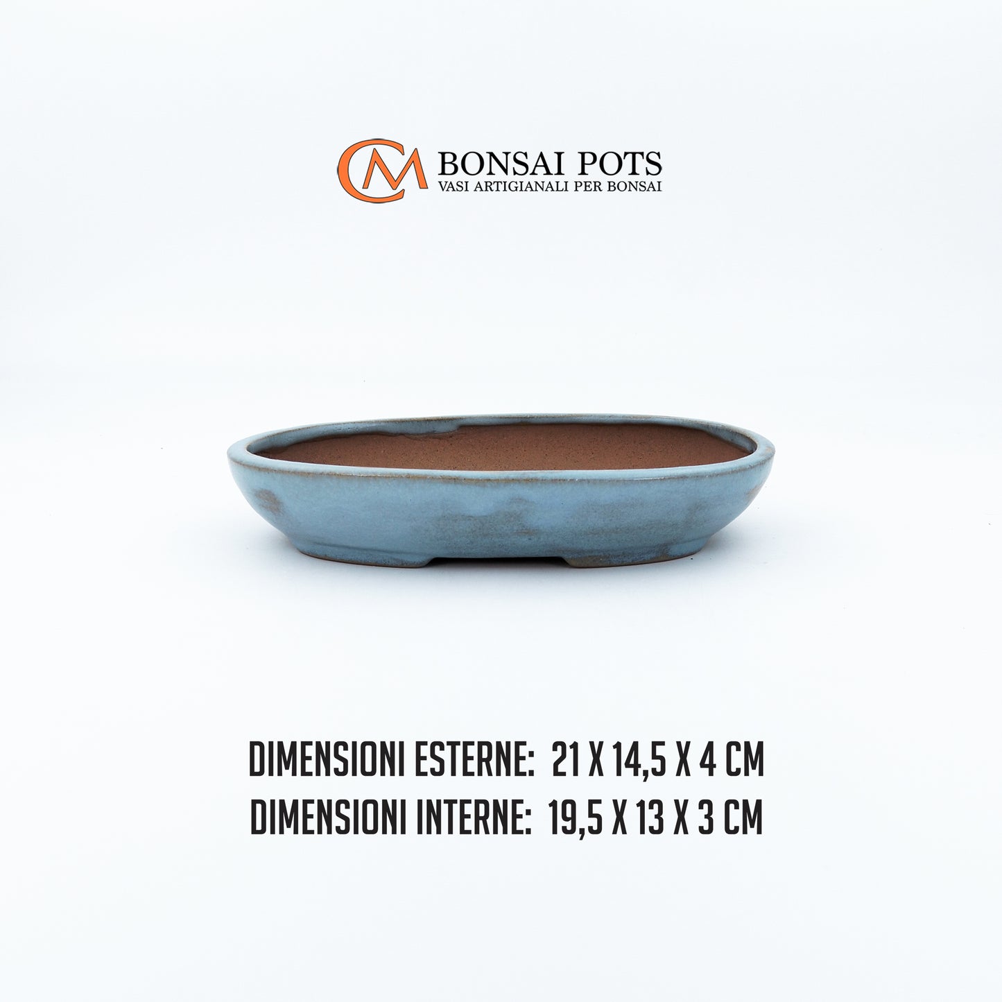 Vaso bonsai ovale 21 CM