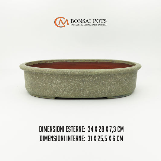 Vaso bonsai ovale 34