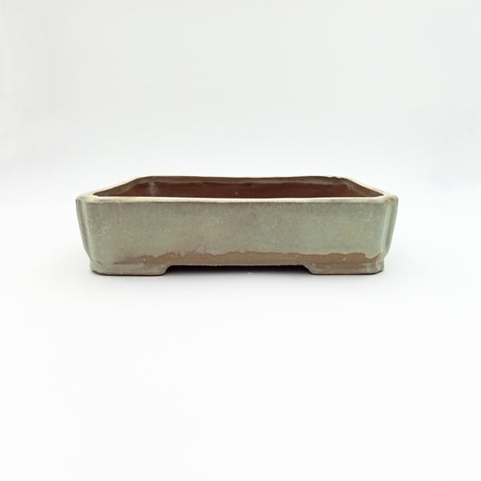 Vaso bonsai artigianale rettangolare in gres 25,5 CM - Handmade Bonsai Pot - CMBonsaiPots