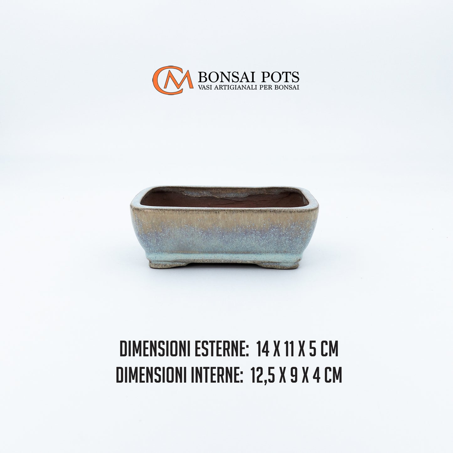 Vaso bonsai rettangolare 14 CM
