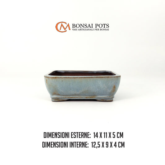 Vaso bonsai rettangolare 14 CM