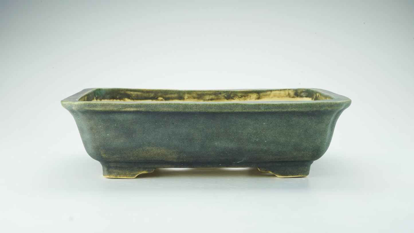 Vaso bonsai artigianale rettangolare in gres 27 CM - Handmade Bonsai Pot - CMBonsaiPots