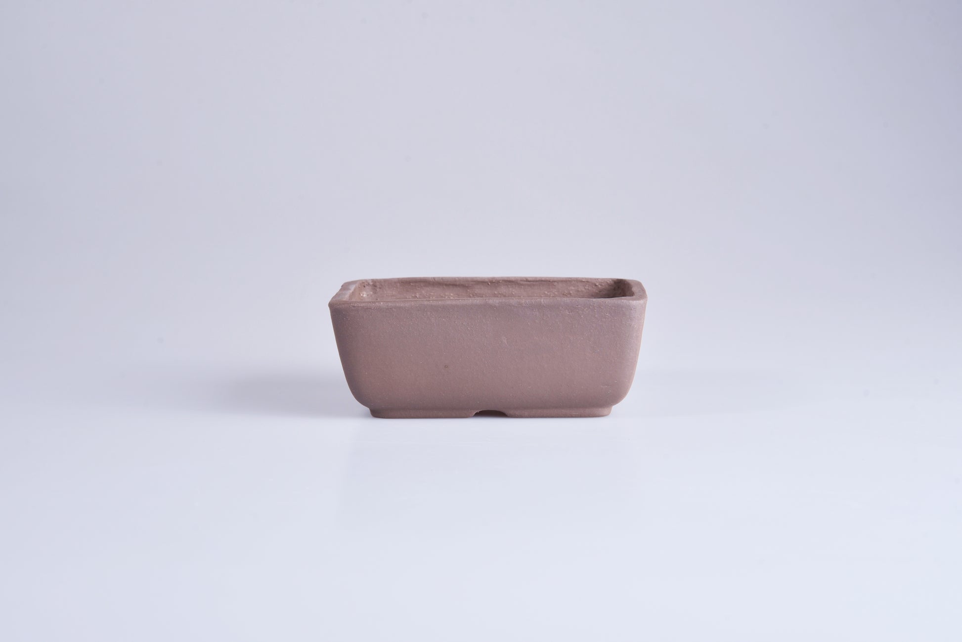 Vaso bonsai artigianale rettangolare in gres CM 13 - Handmade Bonsai Pot - CMBonsaiPots