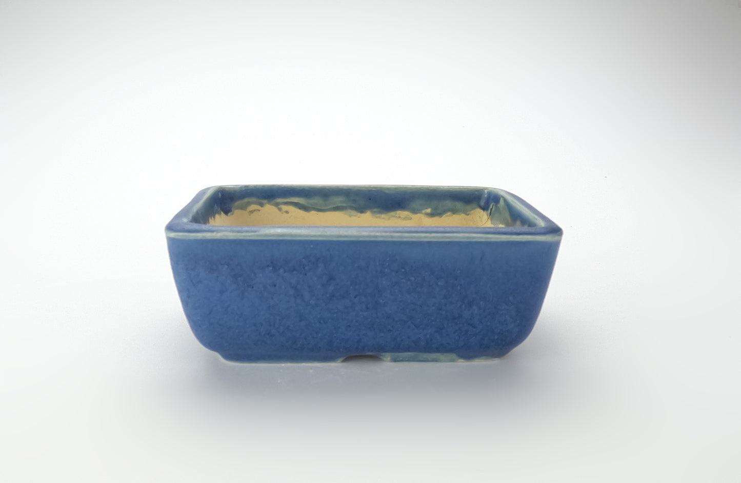 Vaso bonsai artigianale rettangolare in gres CM 13 - Handmade Bonsai Pot - CMBonsaiPots