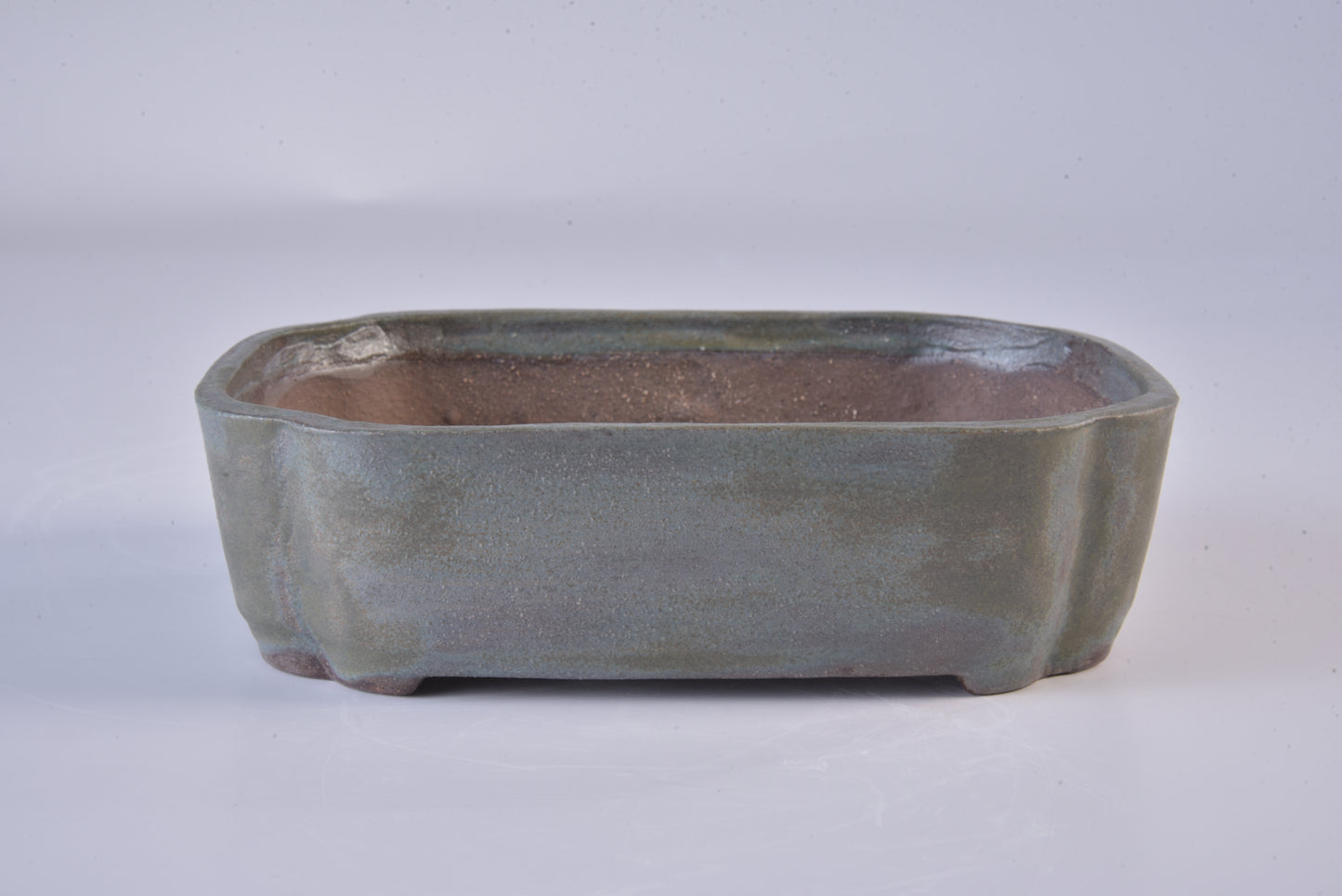 Vaso bonsai artigianale rettangolare in gres CM 16 - Handmade Bonsai Pot - CMBonsaiPots