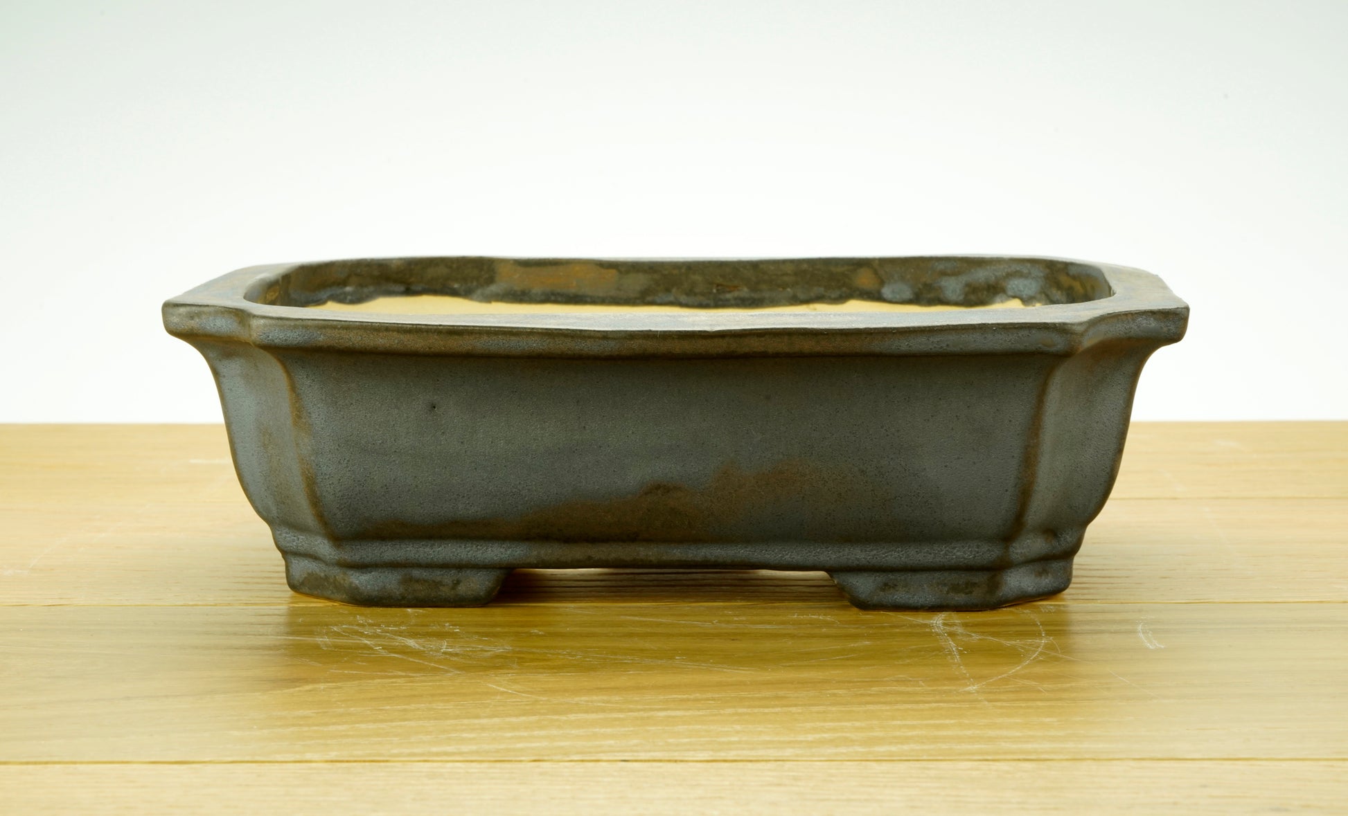 Vaso bonsai artigianale rettangolare in gres 24,5 CM - Handmade Bonsai Pot - CMBonsaiPots