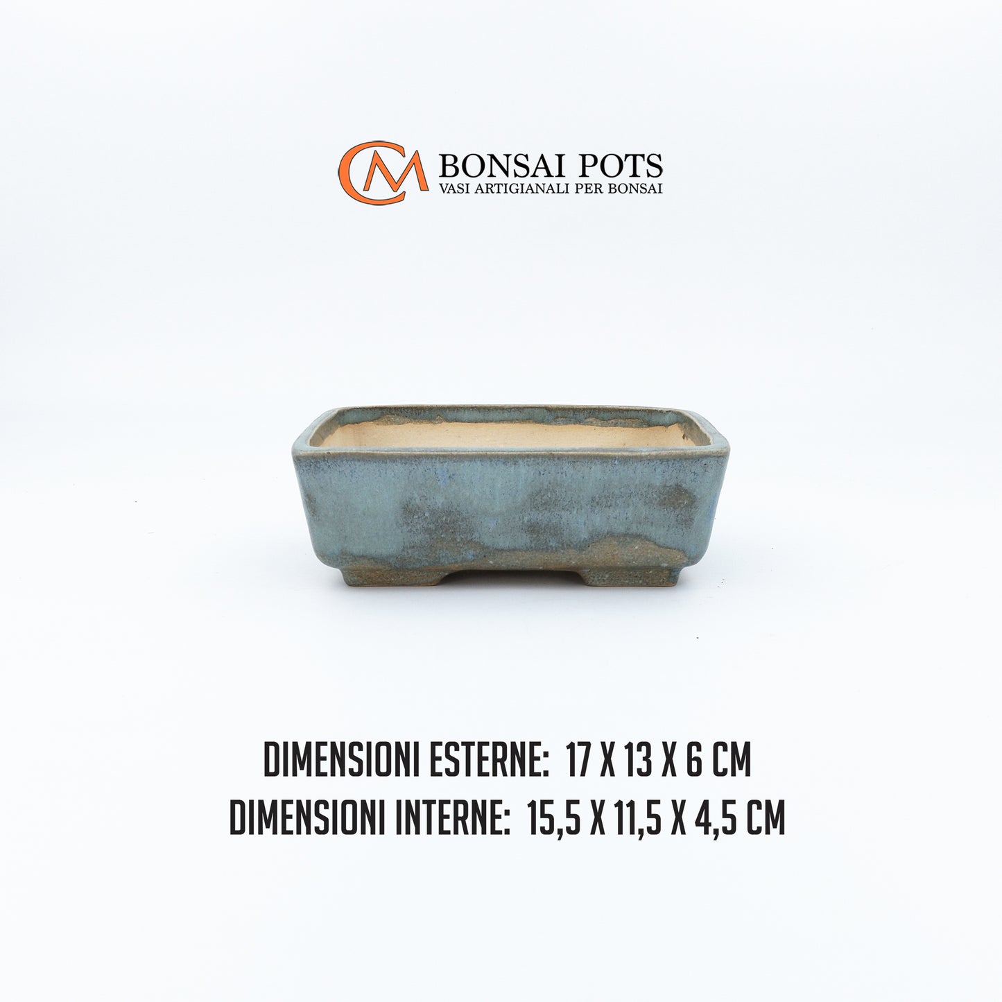 Vaso bonsai rettangolare 17 CM