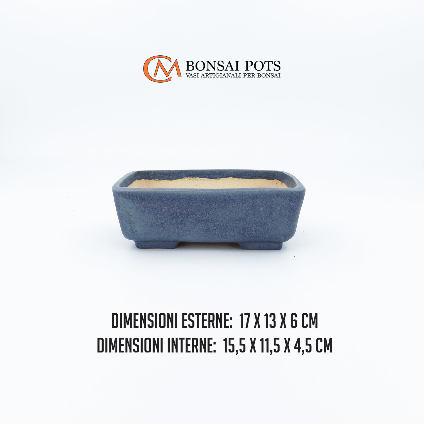 Vaso bonsai rettangolare 17 CM