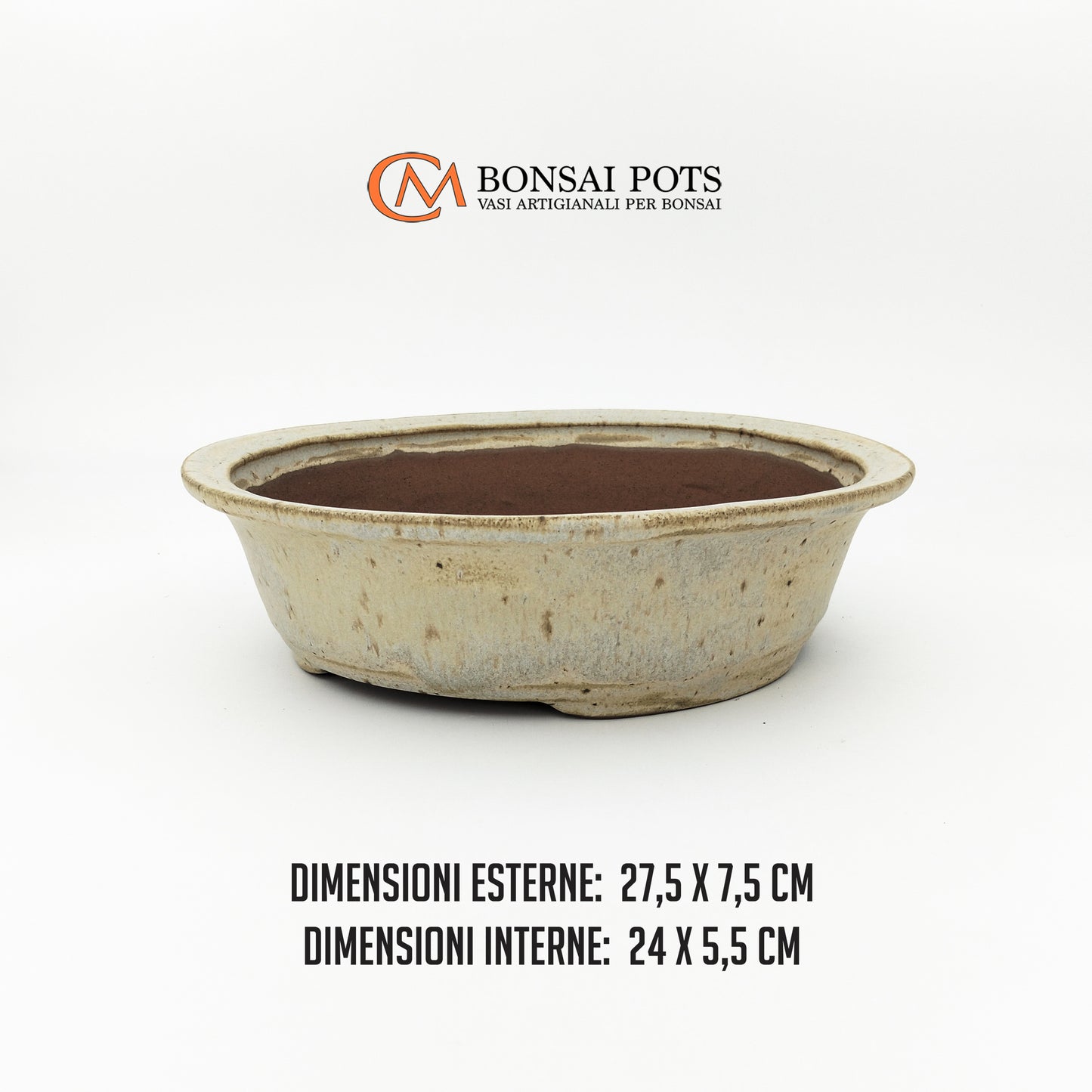 Vaso bonsai rotondo 27,5 CM