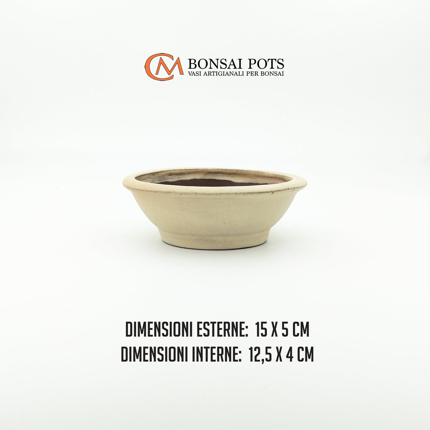 Vaso bonsai rotondo 15 CM