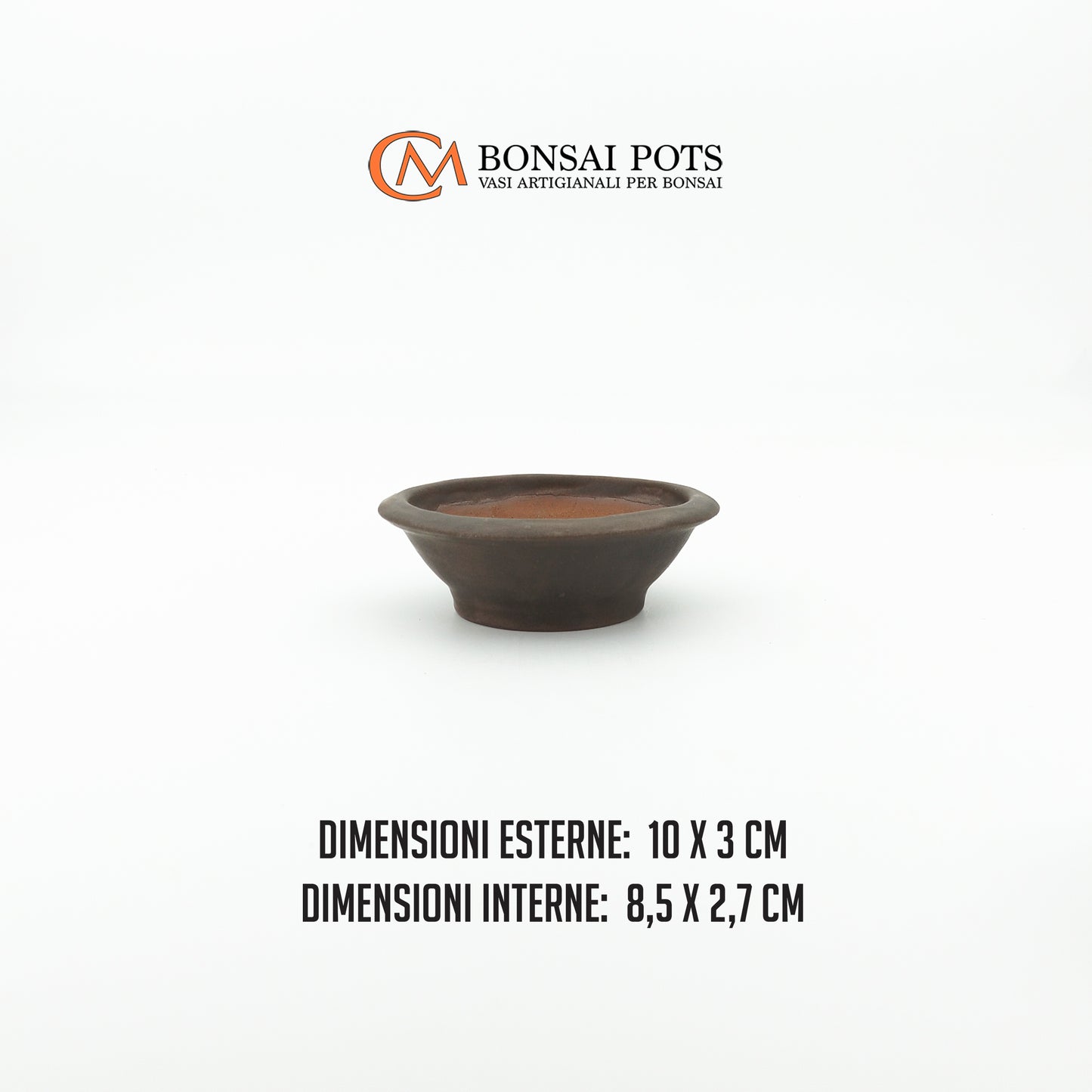 Vaso bonsai rotondo 10 CM