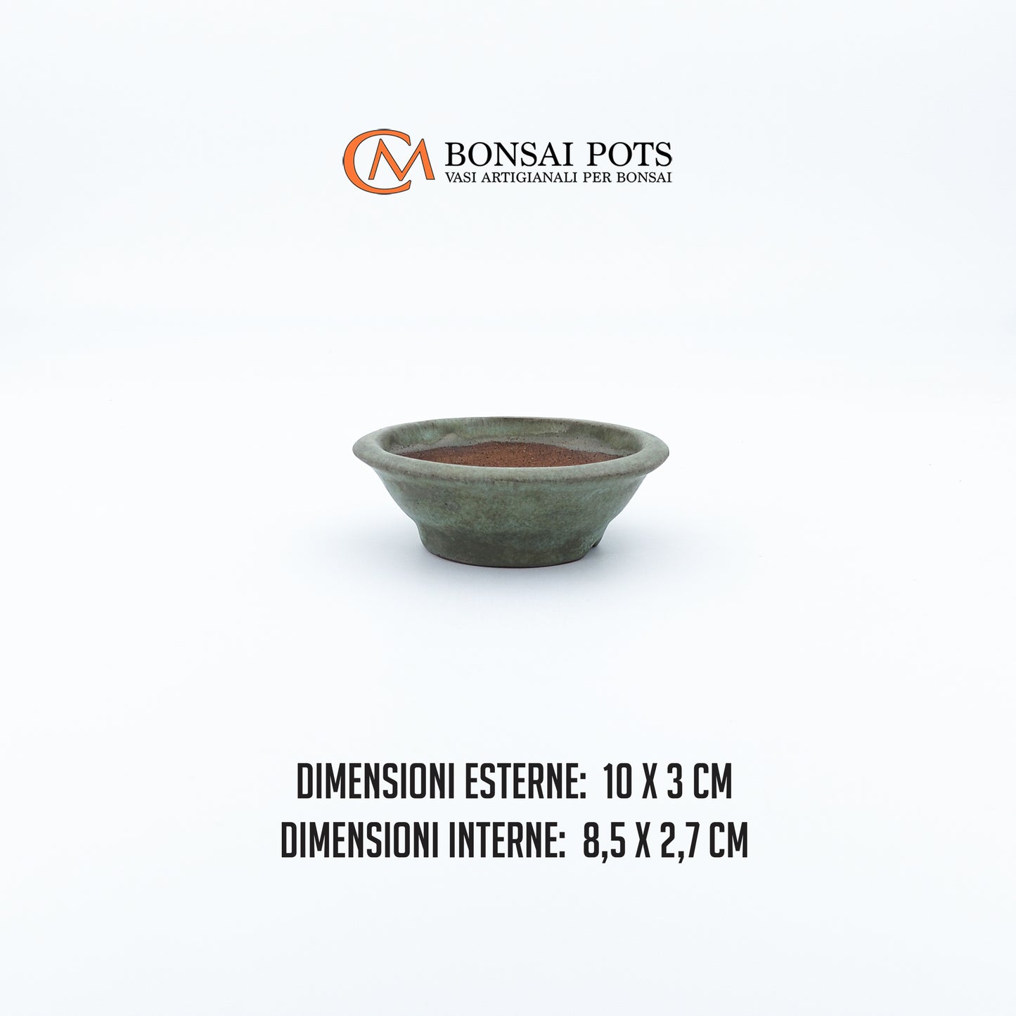 Vaso bonsai rotondo 10 CM