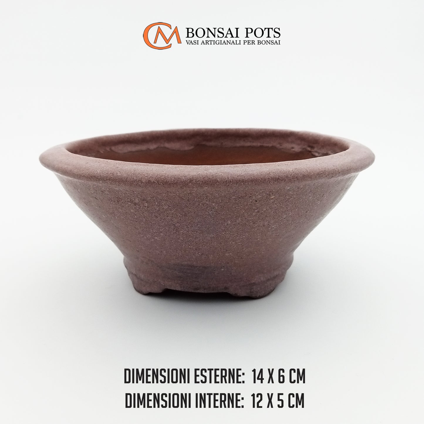 Vaso bonsai rotondo CM 14