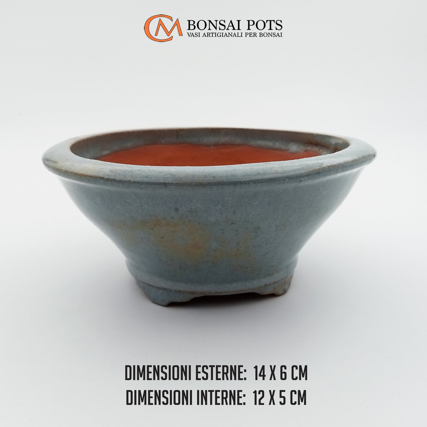 Vaso bonsai rotondo CM 14