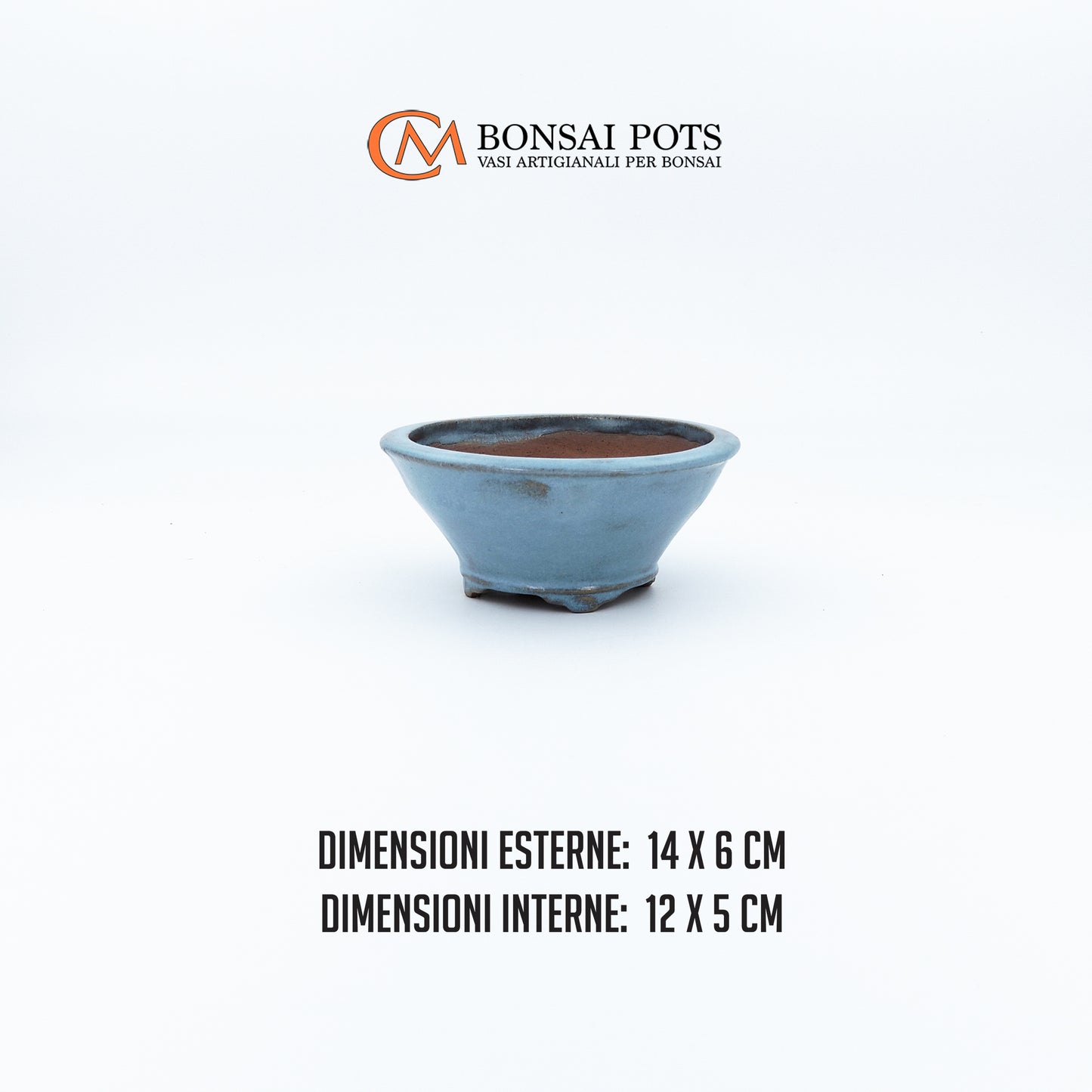 Vaso bonsai rotondo CM 14