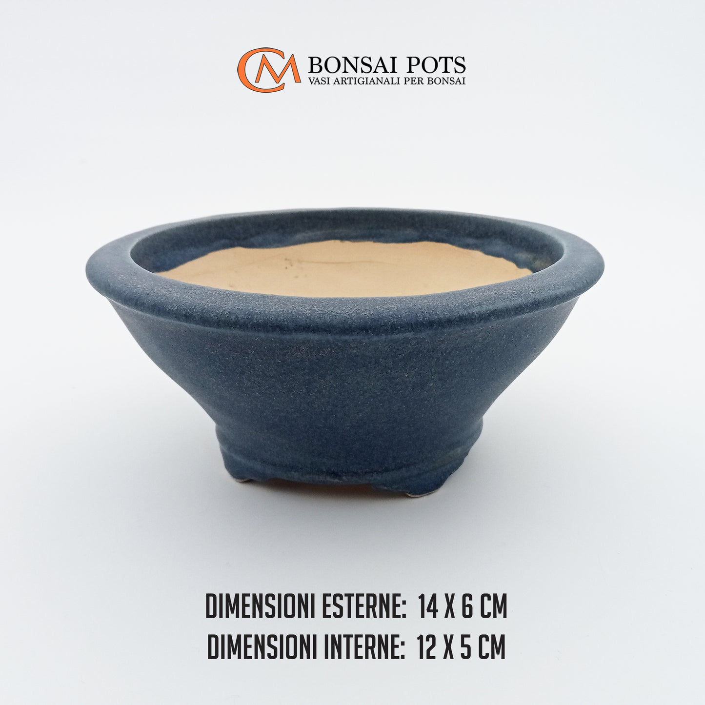 Vaso bonsai rotondo CM 14