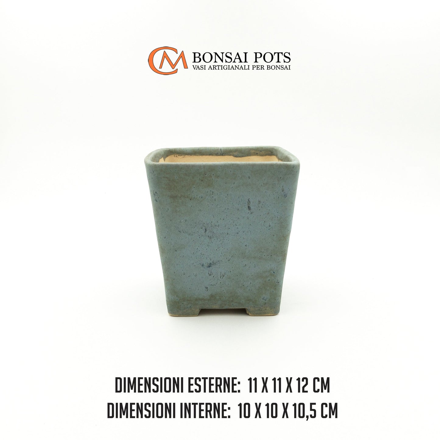 Vaso bonsai artigianale cascata 11 CM - CMBonsaiPots