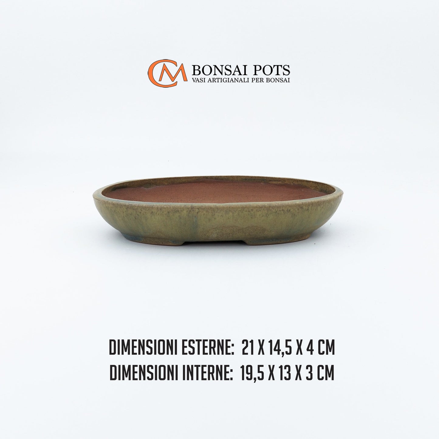 Vaso bonsai ovale 21 CM - CMBonsaiPots
