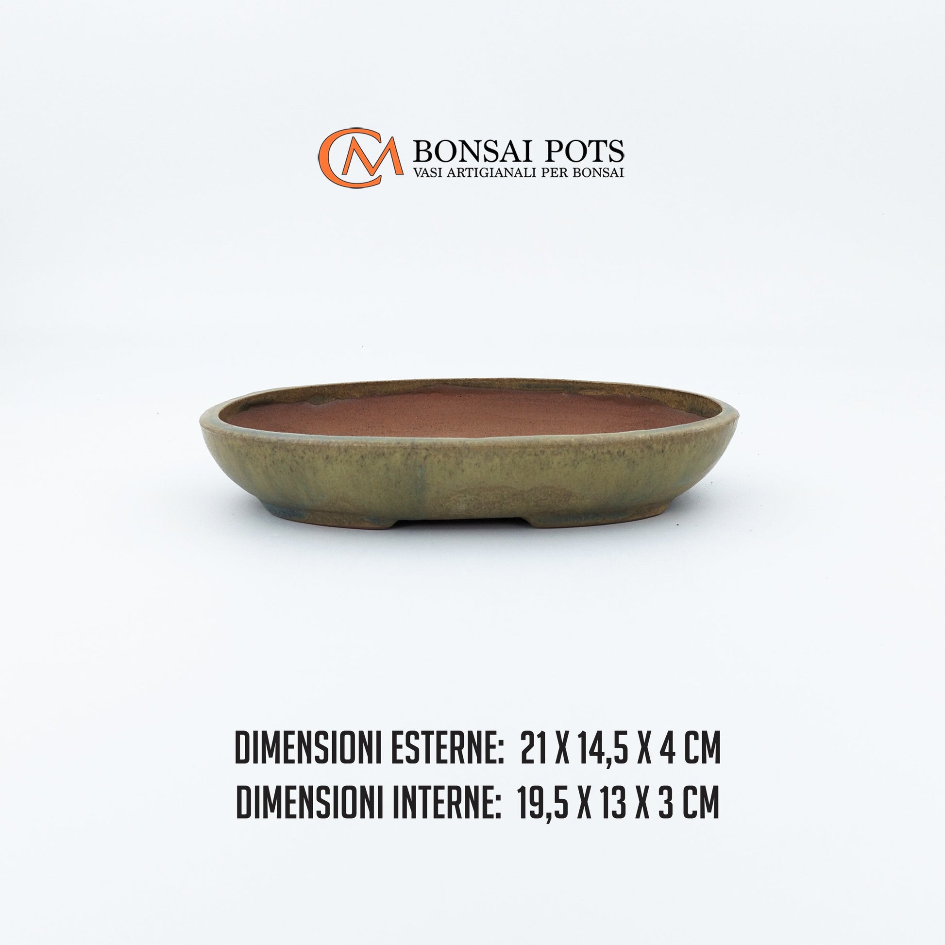 Vaso bonsai ovale 21 CM - CMBonsaiPots