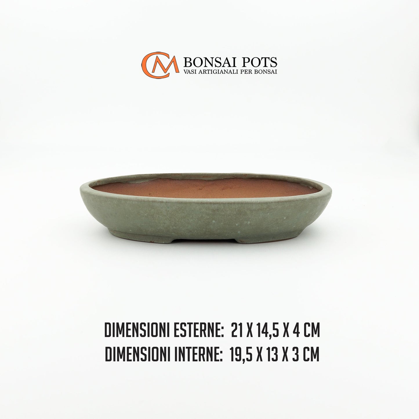 Vaso bonsai ovale 21 CM - CMBonsaiPots