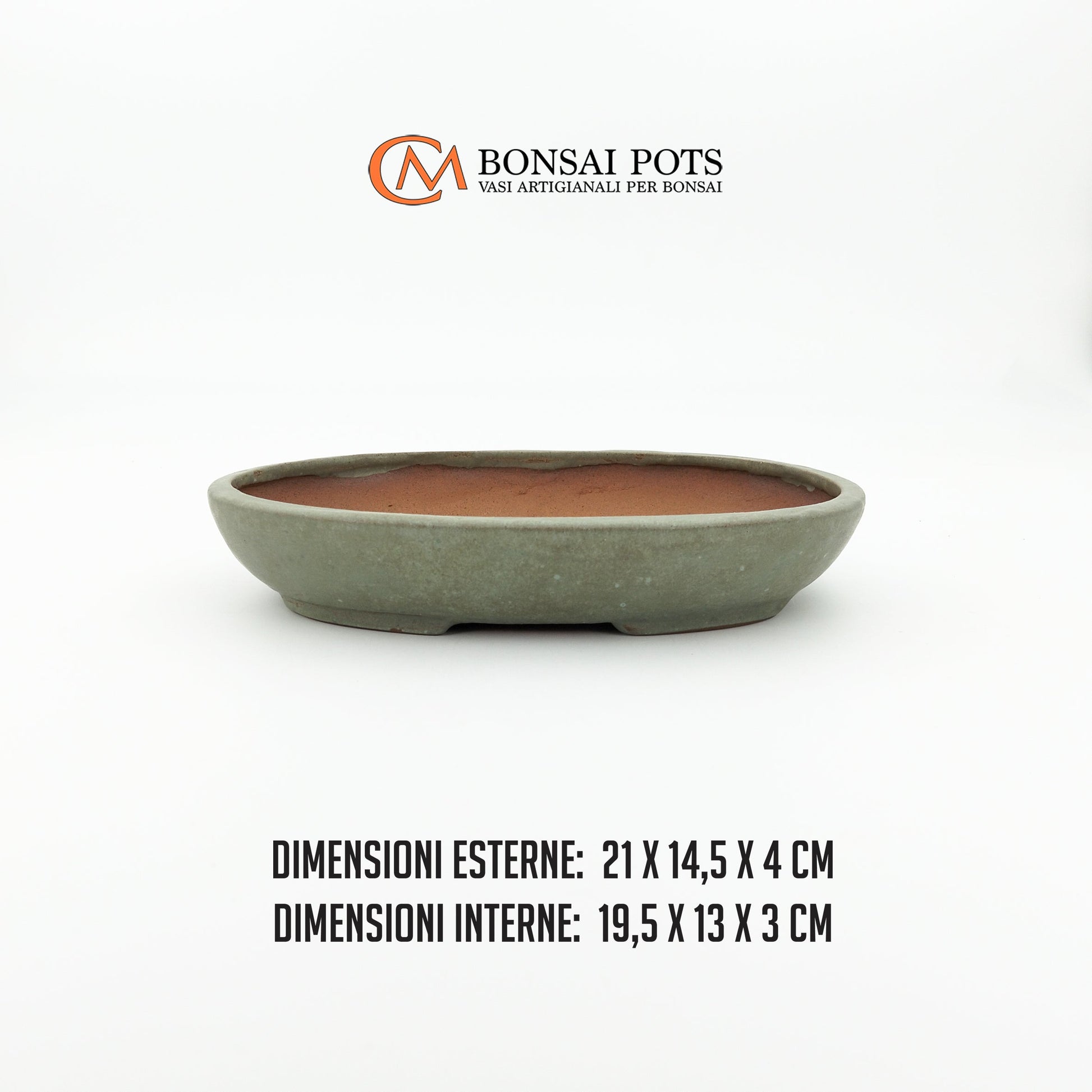 Vaso bonsai ovale 21 CM - CMBonsaiPots
