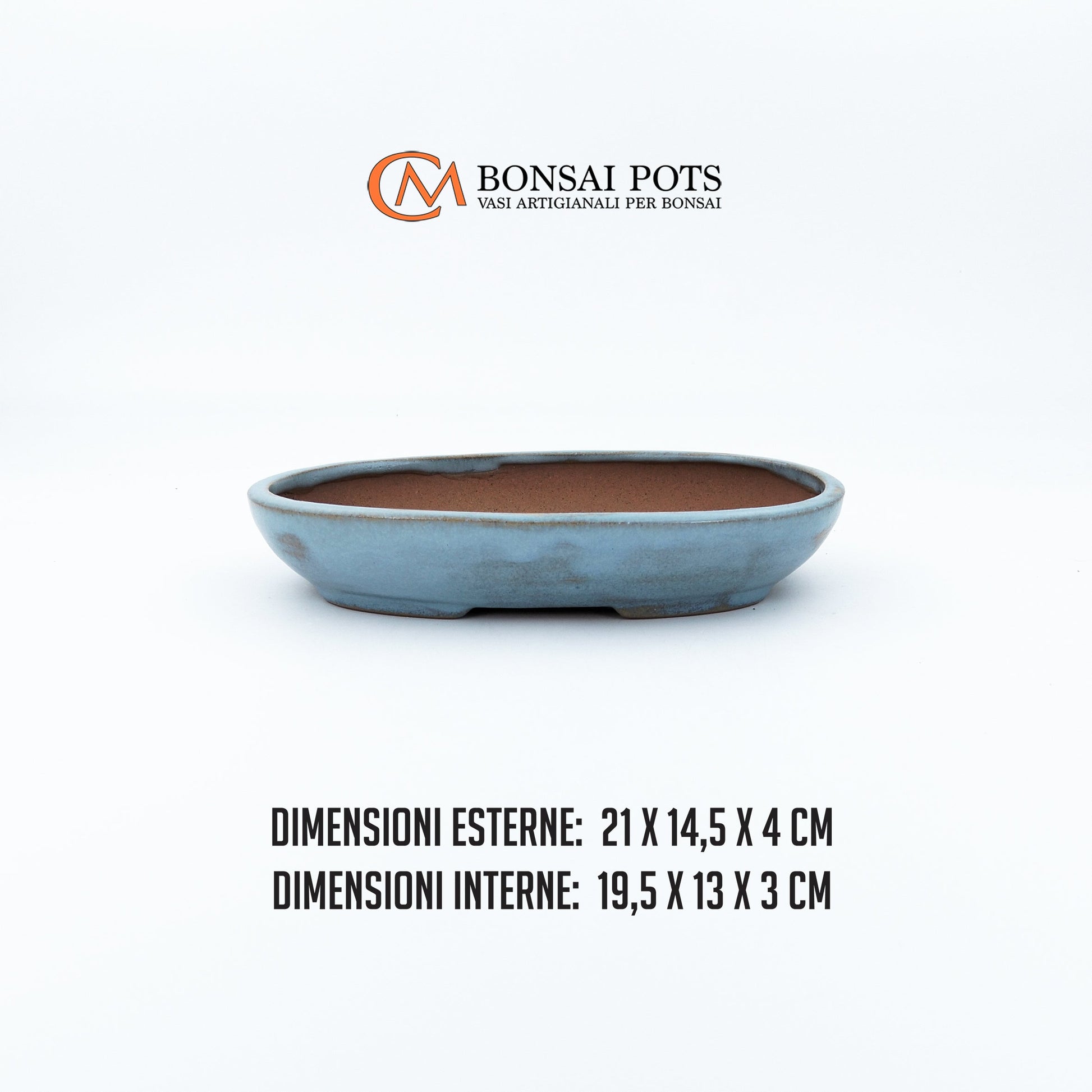 Vaso bonsai ovale 21 CM - CMBonsaiPots