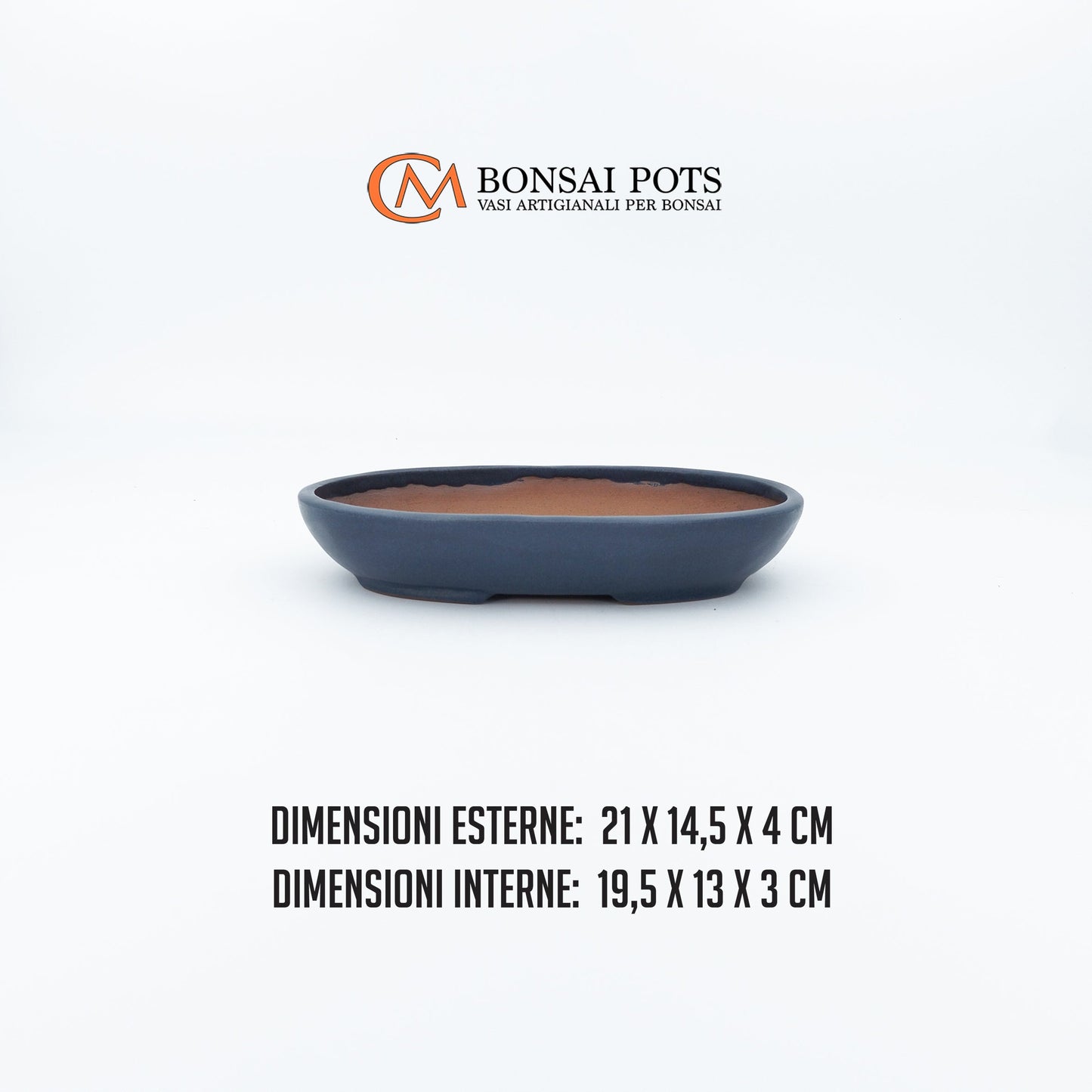 Vaso bonsai ovale 21 CM - CMBonsaiPots